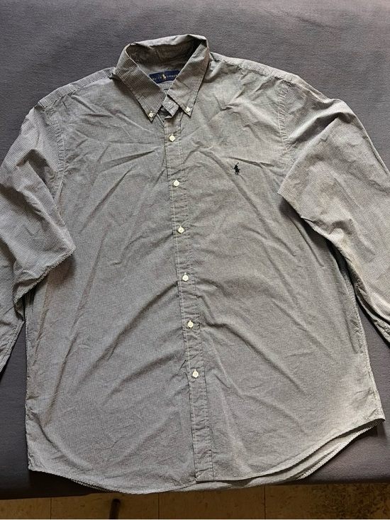 Ralph Lauren Other - Ralph Lauren Men’s Button-Down Shirt in Blue and White Micro-Check